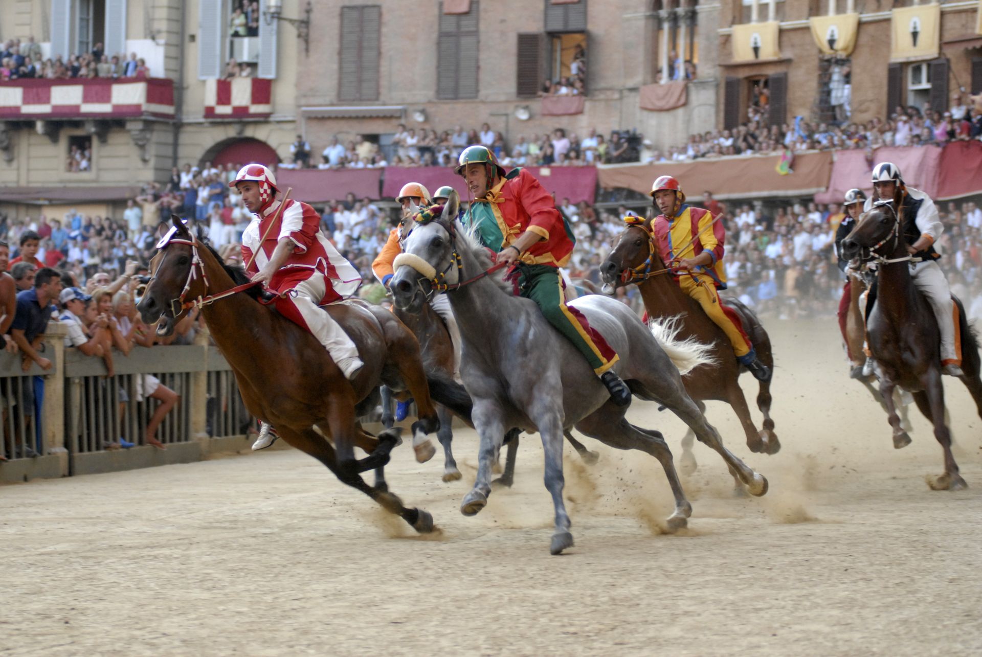 siena, the medieval city,remains unchanged during the centuries and is well known in the world for the palio 