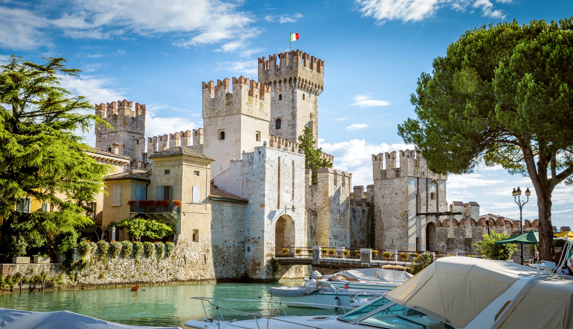 sirmione sul garda:  you can discover the charm of the narrow alleys in the old town 