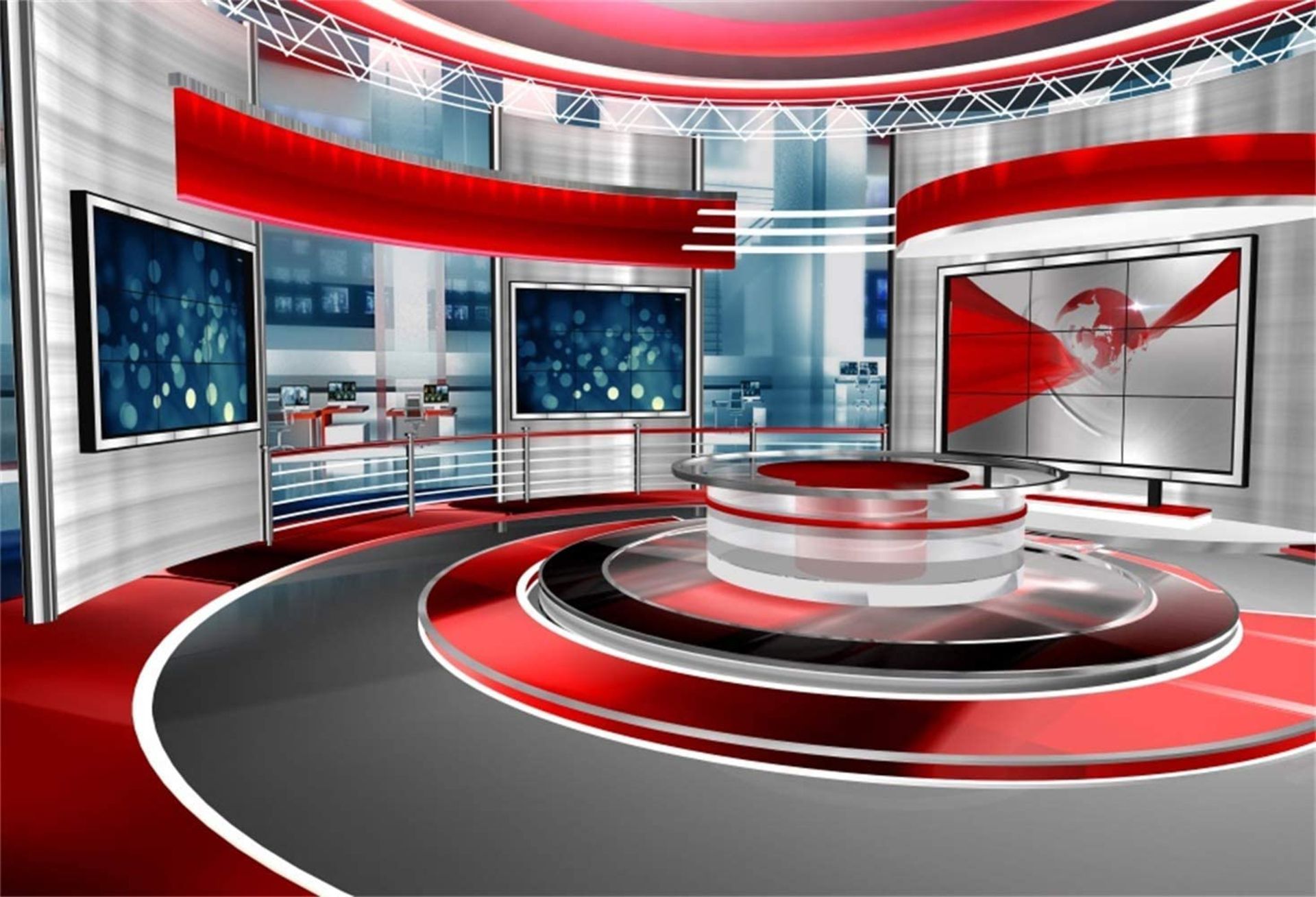 TV virtual Set: the facility will work with clients to create virtual studio sets using a wide range of pre-made assets.