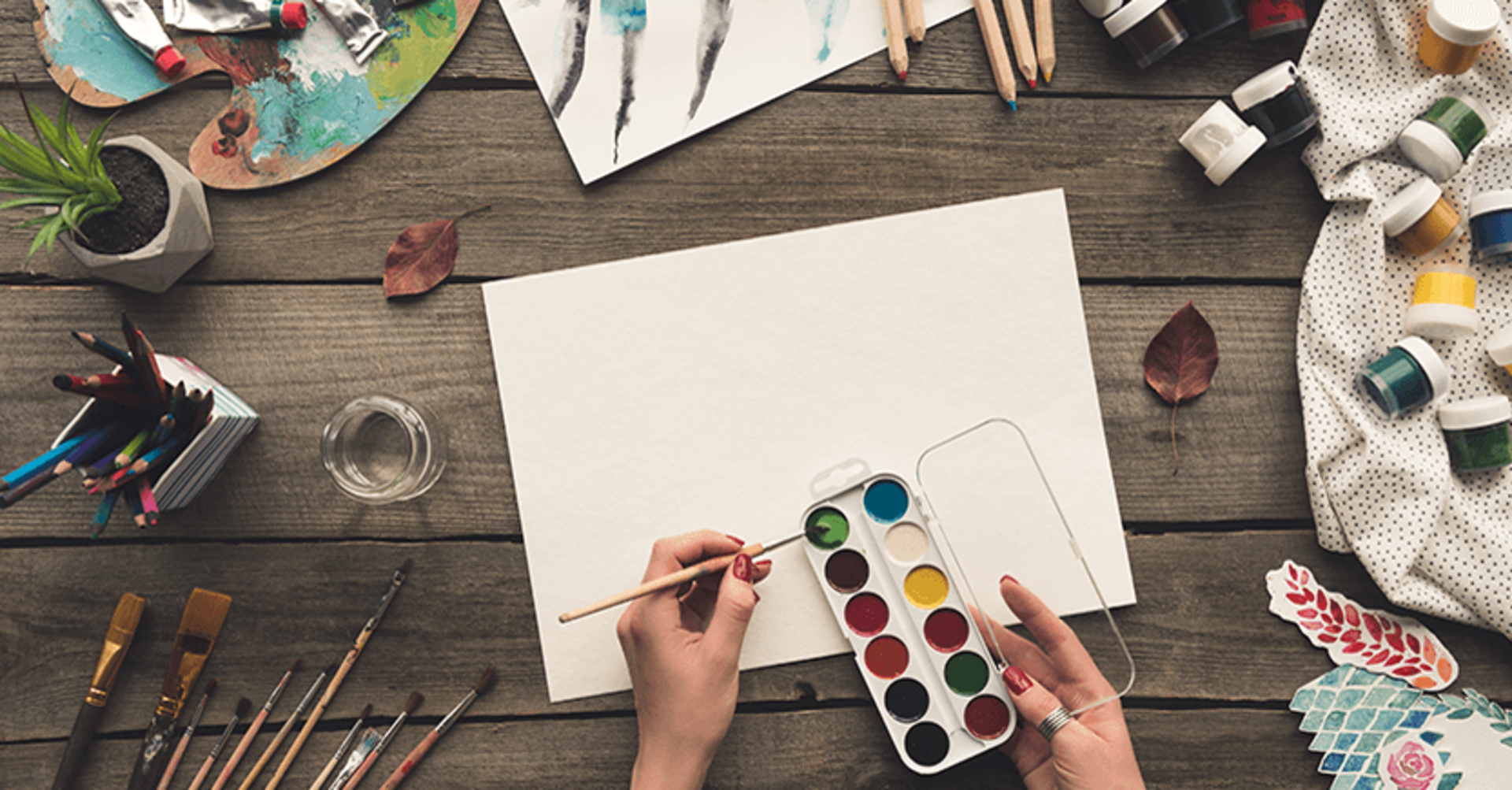 Painting: Your painting party is about making fun art due to the casual atmosphere and guided painting sessions leave plenty of room for you and your team to bond.